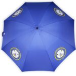 Navy Umbrella four shields on top