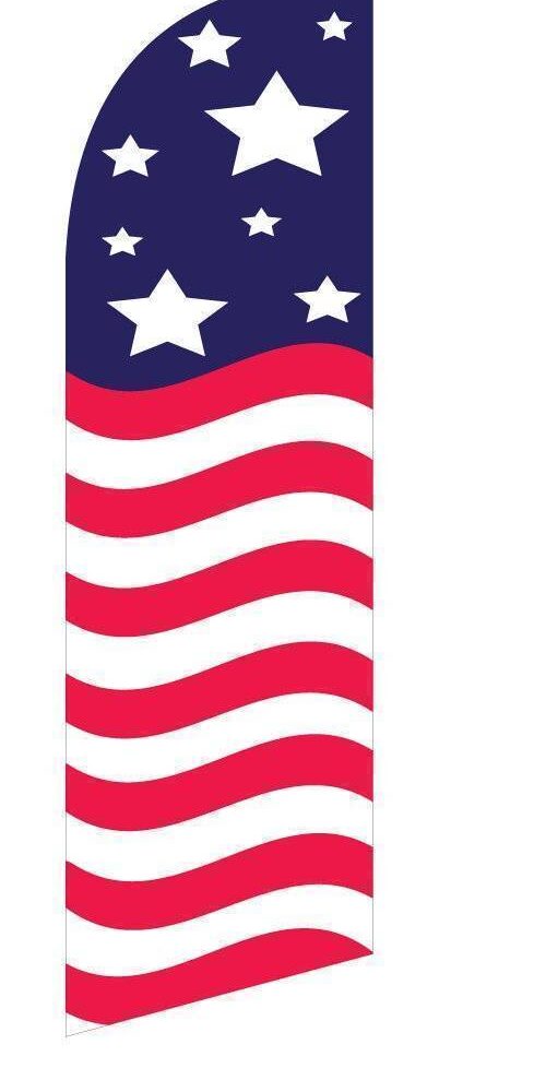 vendor-unknown Advertising Flags American Pride Real Estate Flag Set w/Pole + Spike
