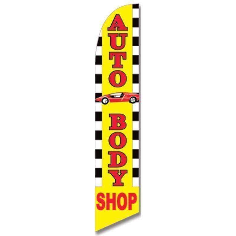 Auto Body Shop Advertising Banner (Complete set)