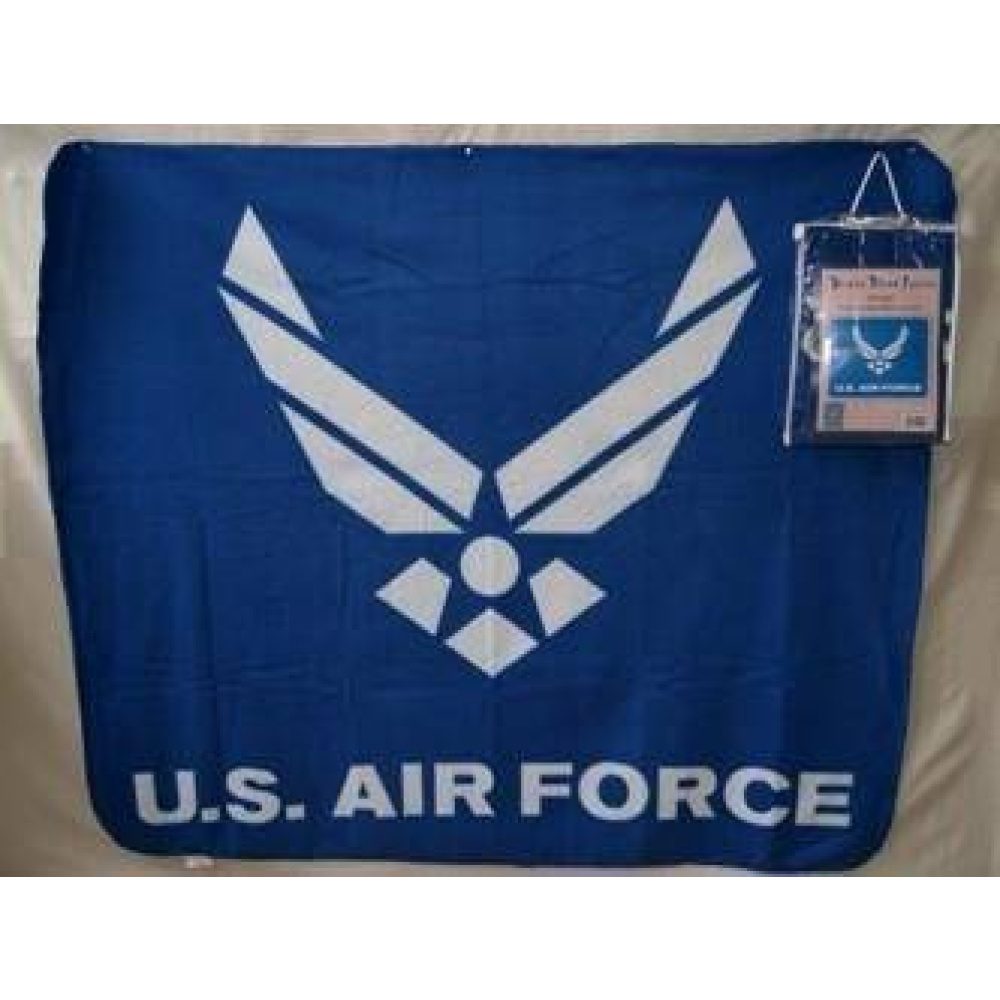 vendor-unknown Blanket Air Force Wings Fleece Blanket
