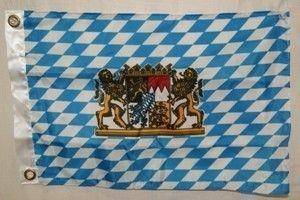 Bavaria with Crest Flag 12 x 18 inch with grommets