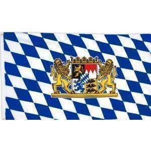 vendor-unknown Cities And Provinces Bavaria With Lion Flag (German State Flag) 3 X 5 ft. Standard