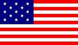 RU Flag 13 Star USA Flag - Hopkinson Flag 3 X 5 ft. Standard