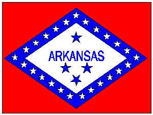 RU Flag Arkansas Flag 4 X 6 Inch pack of 10