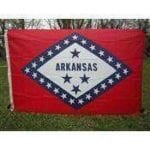 vendor-unknown Flag Arkansas Nylon Printed Flag 3 x 5 ft.