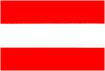 RU Flag Austria Flag 4 X 6 inch on stick