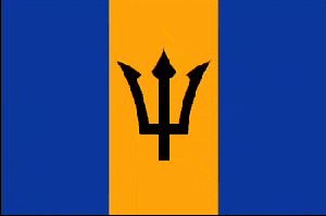 Barbados Flag 4 X 6 Inch pack of 10