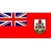 RU Flag Bermuda Flag 12 x18 inch on stick