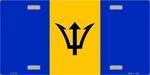 vendor-unknown License Plates and Metal Signs Barbados Flag License Plate