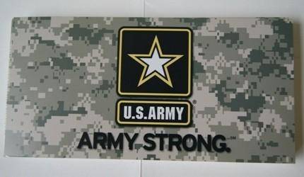 vendor-unknown Other Cool Flag Items Army Strong Bumper Sticker