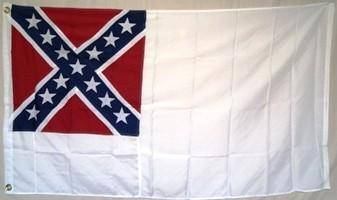 vendor-unknown Rebel Flags & Confederate Flags 2nd National Confederate Flag Double Nylon Embroidered 10 x 15 ft.