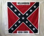 vendor-unknown Rebel Flags & Confederate Flags 4th North Carolina Infantry, 52 Inch x 52 Inch Cotton Flag with Sleeve and Ties