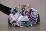 vendor-unknown Rebel Flags & Confederate Flags American By Birth Belt Buckle