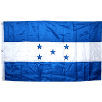 vendor-unknown Additional Flags Honduras Flag Nylon Embroidered 3 x 5 ft.