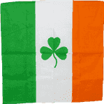 vendor-unknown Additional Flags Ireland Shamrock Bandana
