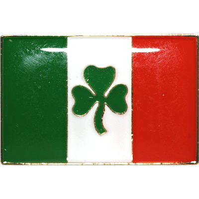 vendor-unknown Additional Flags Ireland Shamrock Lapel Pin