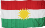 vendor-unknown Additional Flags Kurdistan 3 X 5 ft. Standard