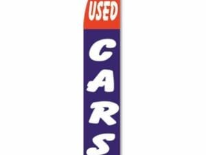vendor-unknown Advertising Flags Blue Used Cars Advertising Banner (banner only)