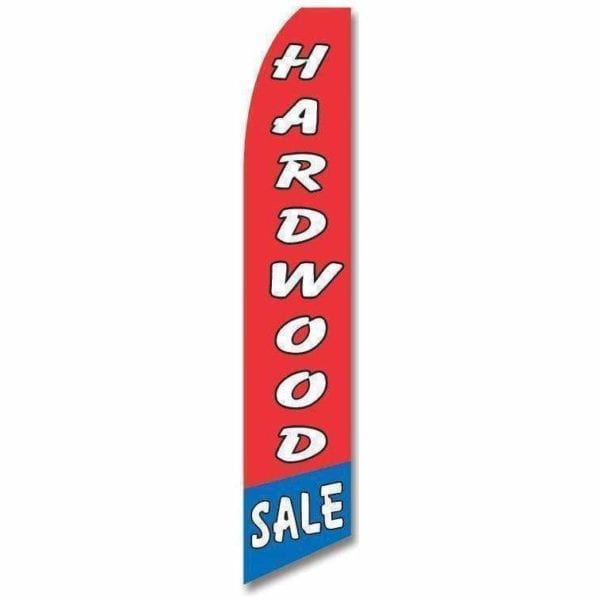 vendor-unknown Advertising Flags Hardwood Advertising Flag (Complete set)