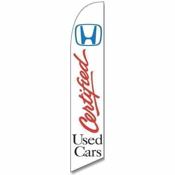 vendor-unknown Advertising Flags Honda Certified Used Cars Advertising Banner (Complete set)