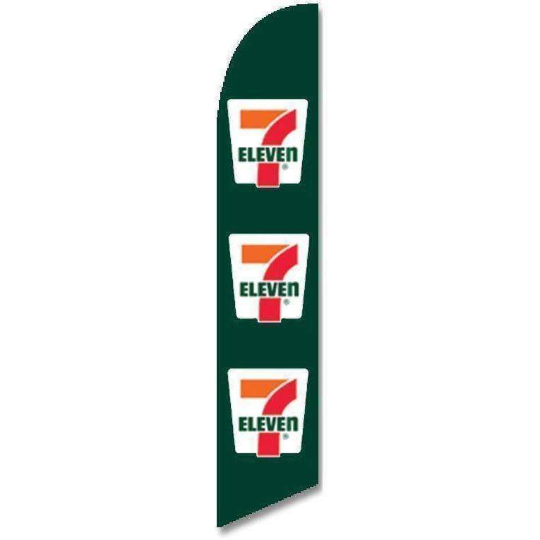 vendor-unknown Advertising Flags Triple 7 Eleven Advertising Banner (Complete set)