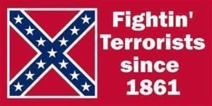 RU Bumper Sticker Rebel Fightin' Terrorists since 1861 Bumper Sticker