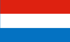 vendor-unknown Country & National Flags Luxembourg Flag 12 X 18 inch on stick