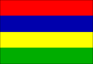 vendor-unknown Country & National Flags Mauritius Flag 3 X 5 ft. Standard