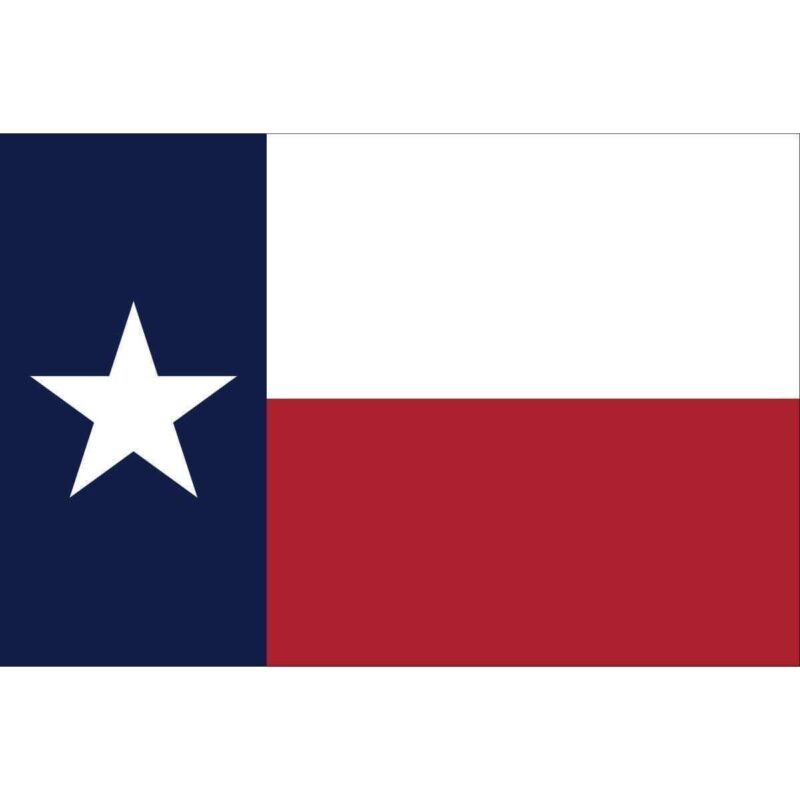 vendor-unknown Country & National Flags Texas 6 x 10 Poly-Max Flag (USA Made)