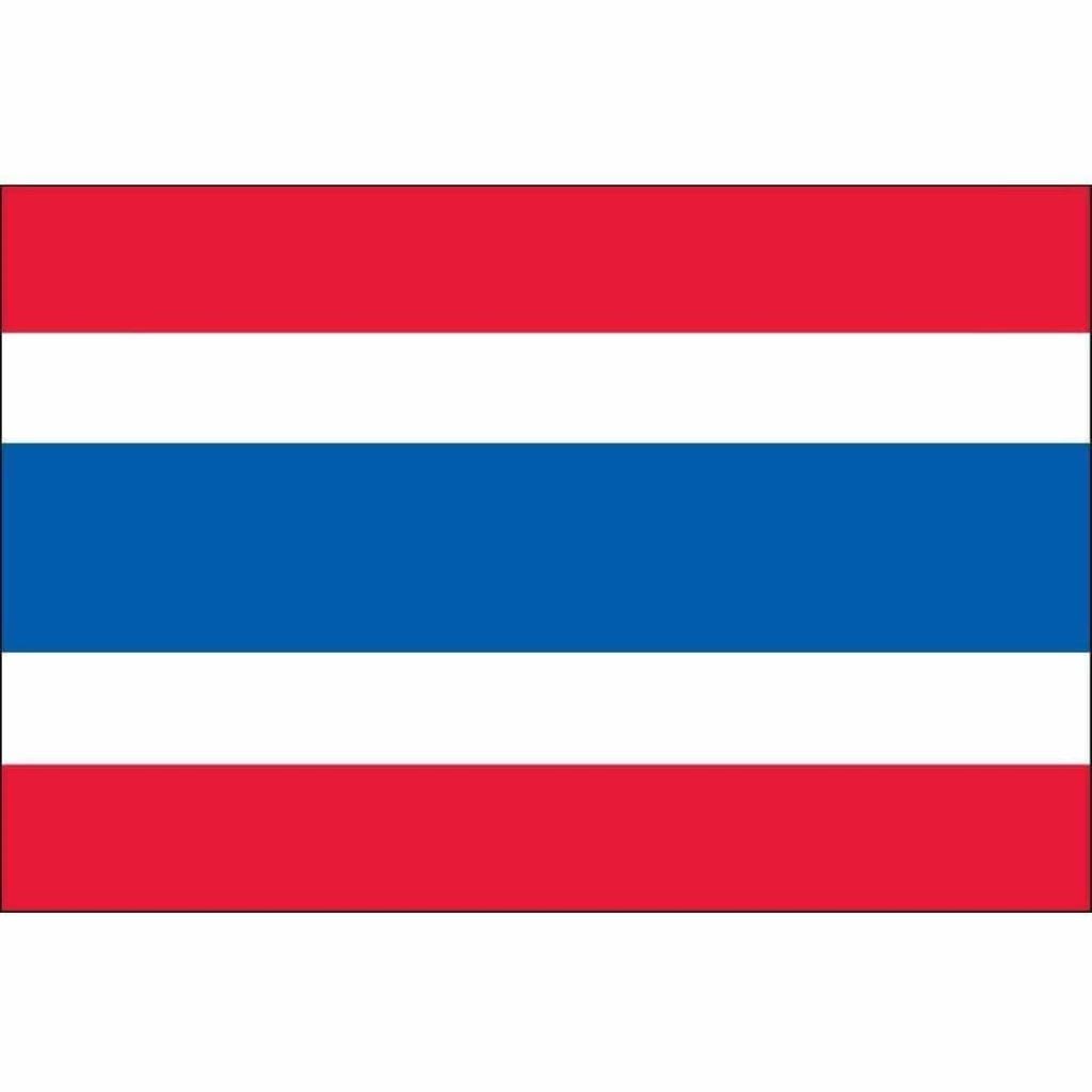 vendor-unknown Country & National Flags Thailand 5 ft x 8 ft Dyed Nylon (USA Made)