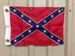 RU Flag 12x18 inch / Double Nylon Embroidered Rebel Flag - Confederate Battle Flag -  Double Nylon Embroidered - 12 inch x 18 inch