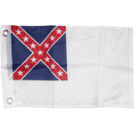 vendor-unknown Flag 12x18 inch / Polyester General Sam Bell Maxey's Regimental Flag - Fort Fisher Flag - 3x5,12x18 inch