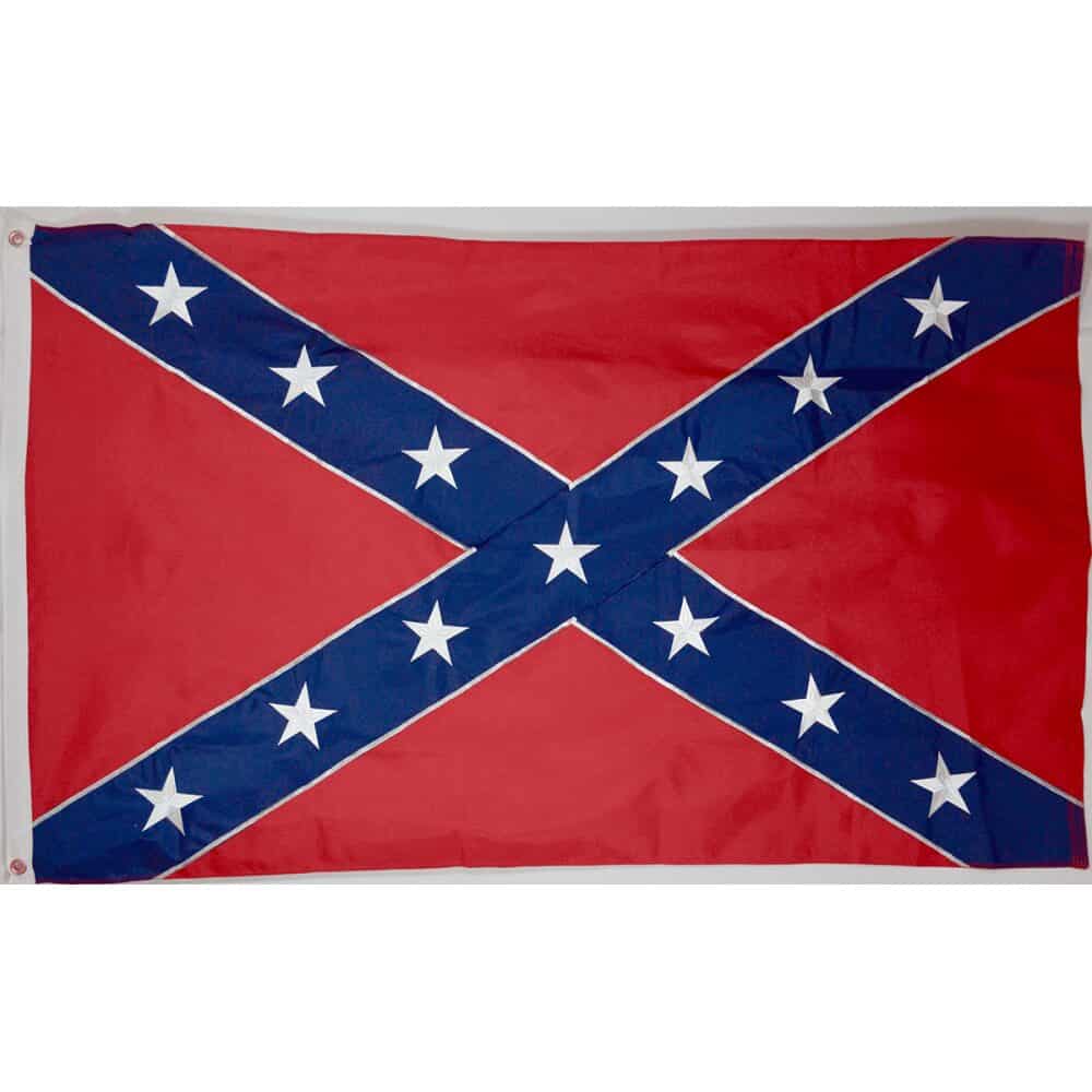RU Flag 3x5 / Nylon Embroidered Rebel Flag - Confederate Flag -  Nylon Embroidered - Collectors Edition 2x3,3x5,4x6,5x8,6x10