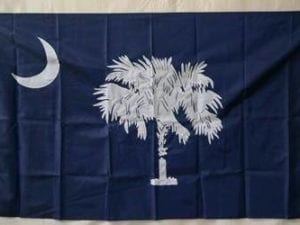 RU Flag 3x5 State of South Carolina Flag Nylon Embroidered 3 x 5 ft.