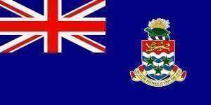 RU Flag Cayman Islands Flag 4 x 6 inch on a stick