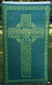 vendor-unknown Flag Celtic Cross Irish Flag 3 X 5 ft. Standard