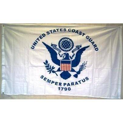 vendor-unknown Flag Coast Guard Double Knitted Nylon 4 x 6 Ft. Flag