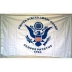 vendor-unknown Flag Coast Guard Knitted Nylon 3 x 5 Flag