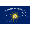 RU Flag Conch Republic Flag - Key West Flag - 12 x 18 inch - grommets