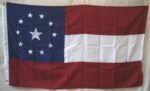 RU Flag First National 11 Stars and Bars Double Nylon Embroidered Flag 4 x 6 ft.