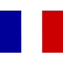 Ru Flag France Flag 12 X 18 Inch on Stick
