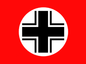 vendor-unknown Flag German Army WWII Flag, Historical NAZI Flag 3 X 5 ft. Standard With 6 Imperial German Bumper Stickers