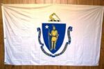 RU Flag Massachusetts Knitted Nylon 5 x 8 Flag