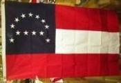 Ru Flag Robert E Lee Flag Cotton 1st National 3 X 5 Ft