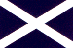 vendor-unknown Flag Scotland, St. Andrew's Cross 2 x 3 Nylon Dyed Flag (USA Made)