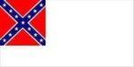 RU Flag Second (2nd) Confederate Flag 4 X 6 inch on stick Pack of 10