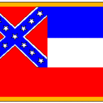 RU Flag State of Mississippi Flag 4 X 6 Inch pack of 10