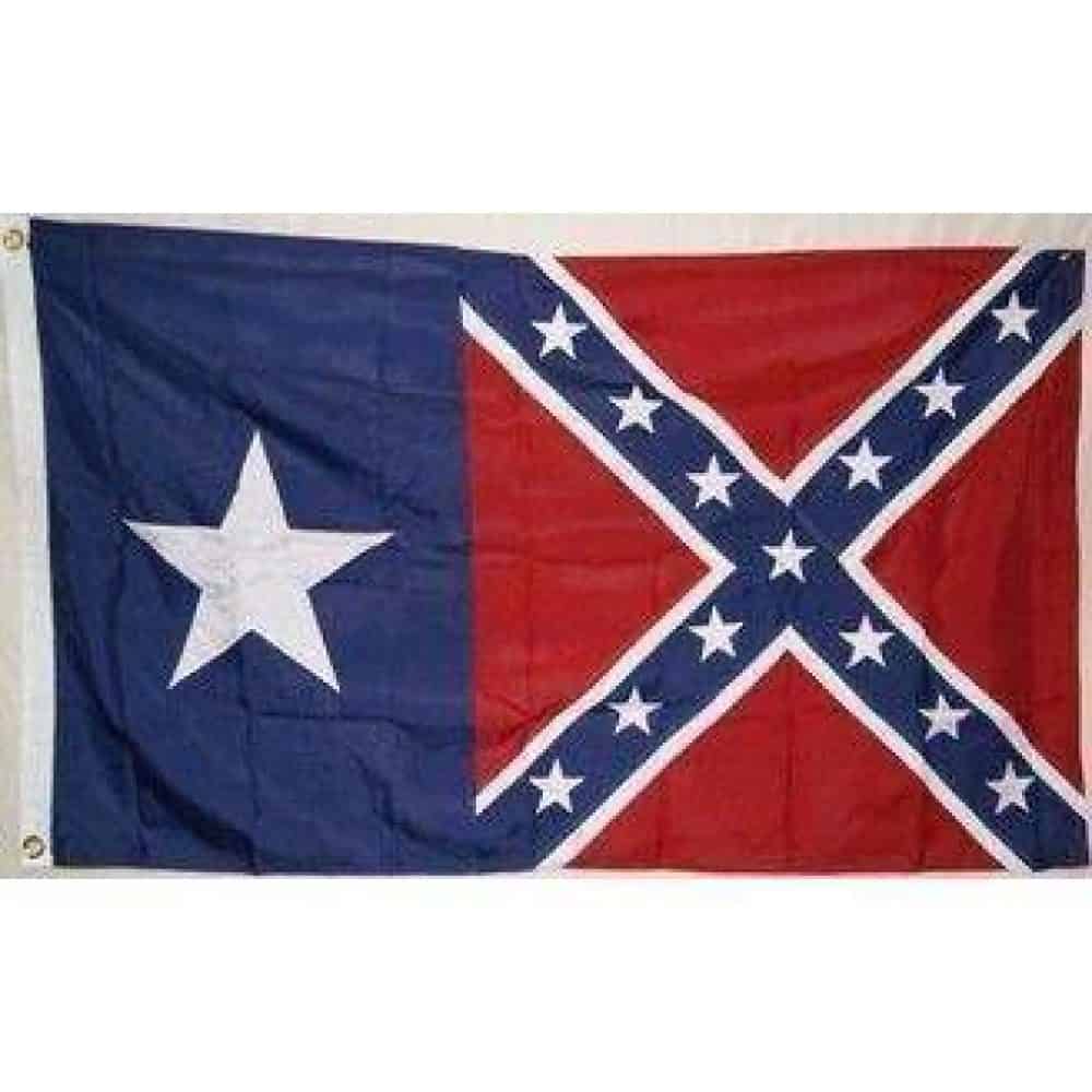 Texas Battle Flag 3 X 5 ft. Light weight Standard