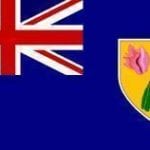 RU Flag Turks & Caicos Flag 4x6 inch on a stick