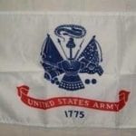 RU Flag US Army Flag - Nylon Printed -  12 x 18 inch with grommets